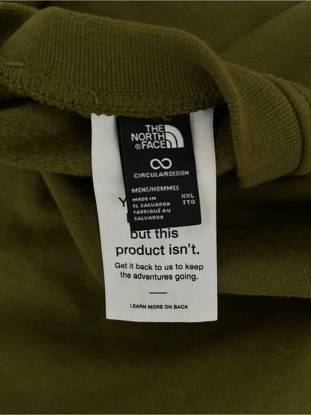 The North Face Olive Green Crewneck Sweatshirt